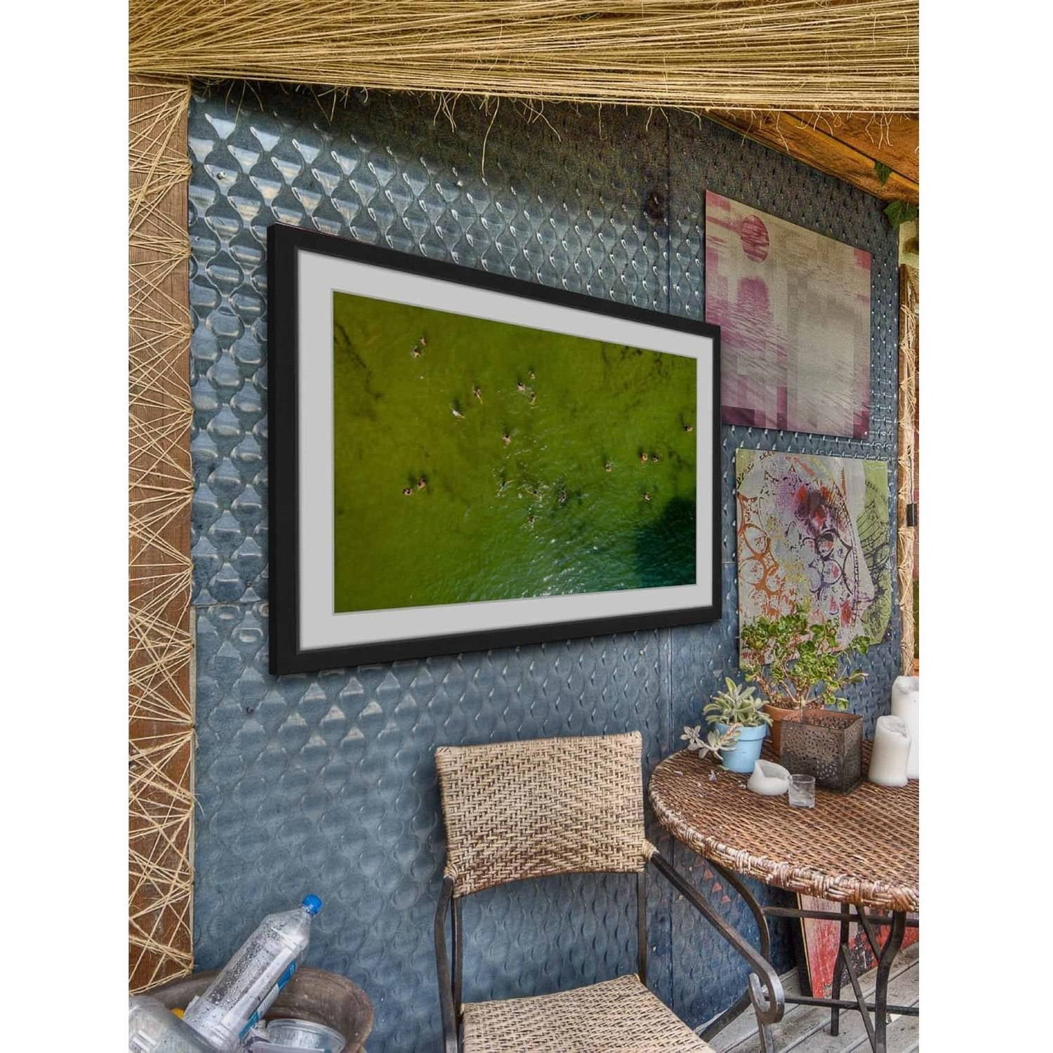 Marmont Hill "Green Water" by Karolis Janulis Framed Painting Print