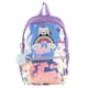 thumbnail image 1 of Lentejuelas Exquisitas Niñas Niño Mochila Estudiante Patrón De Dibujos Animados Colorido Precioso MochilaPúrpura, 1 of 5