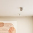 thumbnail image 4 of Sonneman 7509.98 Hemisphere 4" Wide Led Flush Mount Globe Ceiling Fixture - White, 4 of 7