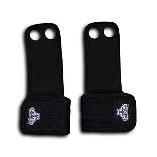 Men & Women Fun!ture 2 Hole Palm Guards Hand Grip Gloves Hand Protection from Blisters & Rips Gymnastics Pull Ups Sports Leather GYM Training Gymnast Trainer
