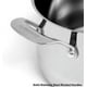 thumbnail image 3 of Cacerola Cuisinart Contour de acero inoxidable de 6 litros con tapa de vidrio, 3 of 4
