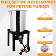 ROVSUN 30QT Aluminum Turkey Deep Fryer & 10QT Fish Fryer Kit w