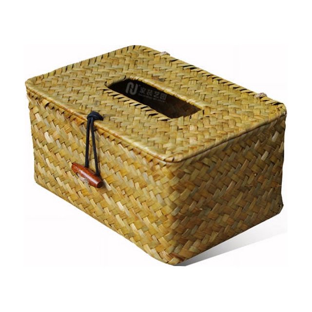  Soporte rectangular para caja de pañuelos tejidos, servilletero decorativo, dispensador de cartón de bombeo, caja facial para decoración del hogar, oficina y coche brillar Electrónica