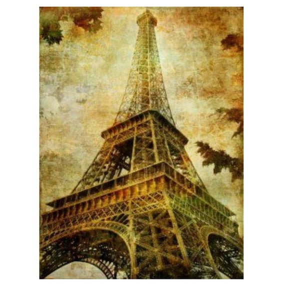 Outdoor Living and Style Yellow and Brown Magnifique Outdoor Canvas Rectangular Wall Art Decor 40" x