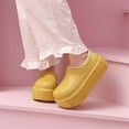 thumbnail image 4 of Women Fuzz Lined Clogs Cushion Platform Lightweight Winter House Shoes Slip-on Closed-Back Bedroom Slippers for Indoor Outdoor, 4 of 14