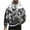 Gray, variant on TFEOQRY Men's Hooded Sweatshirts Fashion Color Blocked Printed Pullover Long Sleeve Hooded Tops Sweatshirt Green