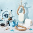 thumbnail image 4 of 2Pcs Nautical Toilet Paper Holder Nautical Rope Toilet Paper HolderRoll Holder Towel Holder Vintage Wall-Mounted Towel Rack Rope Holder, 4 of 5