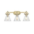thumbnail image 4 of Innovations Lighting - Newton Cone - 3 Light Bath Vanity In Industrial Style-12, 4 of 5