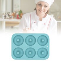1 Silicone Donut Mold Clearance! Silicone Donut Non Stick Silicone Pan Non Stick Food Grade Silicone for Cake Easy Clean and Dishwasher Microwave Biscuit Moulds