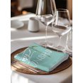 thumbnail image 6 of Sunflowers Cloth Napkins Set of 6 Reusable Dinner Napkins, Modern Bee You Are My Sunshine Teal Green Cocktail Napkin Washable Table Napkins for Wedding/Holiday Party/Baby Shower 20"x20", 6 of 7