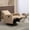 Brown, variant on Manual Reclining Chair Lovely Swivel Glider Rocker Chair for Living Room Bedroom Studio, Manual Recliner Armchair 360° Swivel Boucle Upholstered Nursery Armchair