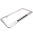 thumbnail image 3 of iPick Image for Nissan NISMO 3D Embossed Letters on Mirror Chrome Metal License Plate Frame, Official Licensed, 3 of 8
