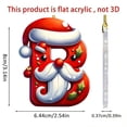 thumbnail image 2 of Christmas Tree Letter Ornaments Complete Alphabet Set For Festive Holiday Decorations And DIY Craft Projects, 2 of 2