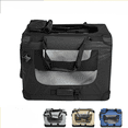 thumbnail image 2 of Jaula para perros, jaula para coche, bolsa de transporte para excursiones, equipaje para mascotas, jaula de viaje para coche, jaula para perros, plegable, accesorios para perros medianos y grandes, ca, 2 of 5