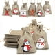 thumbnail image 1 of Bolsas de arpillera navideñas YUANXCMXG 24 piezas con cordón, 1 of 5
