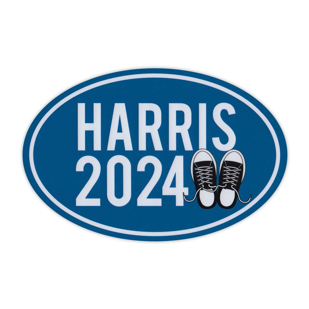 Oval Political Campaign Kamala Harris 2024 United States