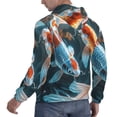 thumbnail image 6 of Xecao Cute Koi Fish Serenity Pattern Men's Adult Pullover Hoodie,Hooded Sweatshirt-XX-Large, 6 of 7