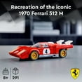 thumbnail image 2 of Speed Champions 1970 Ferrari 512 m 76906 Ensemble de Construction - Jouet de Voiture de Course Rouge de Sport, Ensemble de Construction de Modèle de Collection avec Minifigurine de Pilote de Course, Idéal pour Garçons, Filles et Enfants de 8 Ans et Plus, 2 of 4