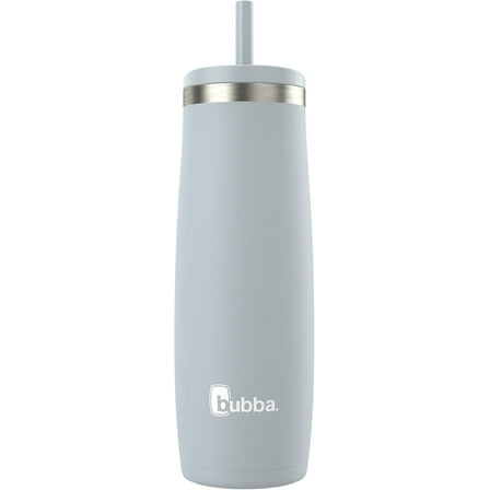 Bubba Envy Insulated Stainless Steel Tumbler with Straw, 24 oz, Grey