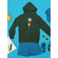thumbnail image 3 of Deer With Clothes Hoodie Juniors -Image by Shutterstock,  Small, 3 of 4