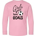 thumbnail image 3 of Inktastic Girls Gotta Have Goals Soccer Long Sleeve Youth T-Shirt, 3 of 5