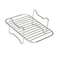 thumbnail image 4 of Single-Layer Rectangular Stainless Steel Air Fryer Rack, Removable Mesh Tray for Grilling, Frying, Steaming & Dehydrating, Cooking Stand for Oven, Microwave & Pressure Cooker, 4 of 5