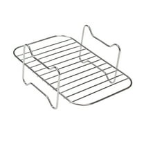 THLKIF Multi-Layer Stainless Steel Grill Rack, Square Stackable Dehydrator Rack, Air Fryer Accessory for Baking, Roasting, and Drying Food in Instant Pot and Ovens 