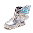 thumbnail image 4 of LvhaoGJOB Girls' Ankle Boots for Everyday Wear - Lace-Up Design, Side Zipper, 4 of 8