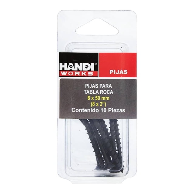 Juego de Pijas Handi Works de 8 x 50 mm para Tabla Roca