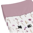 thumbnail image 4 of Sweet Jojo Designs Watercolor Floral Garden Purple Girl Changing Pad Cover, 4 of 6