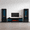 Black, variant on Boston 01 Electric Fireplace Modern Wall Unit Entertainment Center