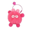 thumbnail image 2 of Adornos colgantes de peluche de conejo con forma de bola de carbón, genio de dibujos animados, llavero para bolso hecho a mano, colgante de bola de carbón pequeña, 2 of 6