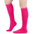 thumbnail image 2 of Knee High Socks for Women Knee Socks Tube Socks Womens Athletic Socks Cotton Tall Socks Long Socks Knee High Stockings Watermelon Red One Size, 2 of 3