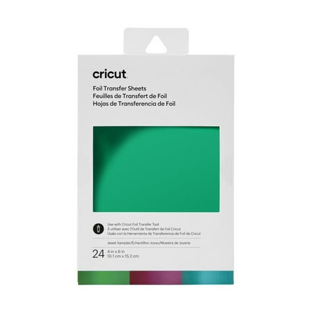 UPC: 0093573743672 | Cricut® Foil Transfer Sheets Sampler  Jewel (24 ct)  4  x 6