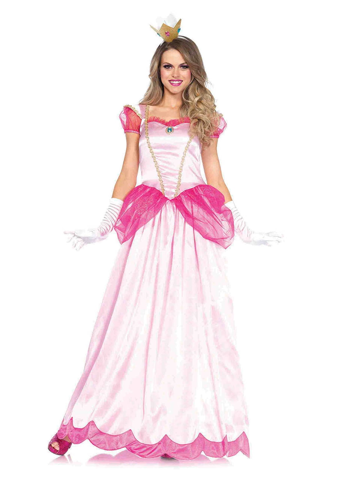 Pink Princess Renaissance Queen Ball Gown Fancy Dress Up Halloween Child Costume 