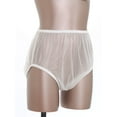 thumbnail image 4 of Manyakai Plastic Pants for Adult Diapers Incontinence Cloth Diaper Cover Rubber Underwear White M, 4 of 7