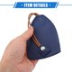 thumbnail image 5 of Funda para llavero de Coche Unique Bargains extraíble de 4 piezas Piel sintética Gran capacidad Azul Oscuro, 5 of 7