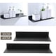 thumbnail image 2 of Étagère Murale Flottante Salle de Bain Étagère Reculaire en Aluminium Mat Tablette Murale Robuste Ultra-Mince Support de Rangement Mural Élégant pour Cosmétiques Noir (40cm) esquí esquí Gafas de esquí, 2 of 5