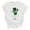 White, variant on Funny Lucky St Patrick's Day Shirt for Women Irish Shamrock Paddy's Day T-Shirt Casual Crewneck Short Sleeve Tees