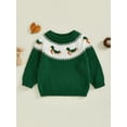 thumbnail image 5 of BemeyourBBs Baby Boy Duck Sweater Animal Pattern Crewneck Long Sleeve Knit Tops, 5 of 5