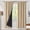 Beige-38"W x 84"L (Pack of 2), variant on Frosty Green 52"W x 63"L (Pack of 2) Double Layer Blackout Curtains
