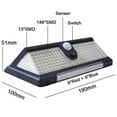 thumbnail image 3 of Luz solar para exteriores [Versión de ahorro de energía] 1 paquete 120 LED 180 Sensor de movimiento Luces solares para exteriores Luz solar inalámbrica impermeable Potente seguridad JM  JM, 3 of 5