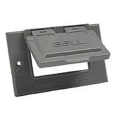 Bell Weatherproof 5101-5 Weatherproof Gfci Box Cover Gray-