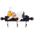 thumbnail image 2 of Hook, Nail-free Adhesive Hook Beautiful And Practical Cartoon Chef Pattern  For Entrance For Kitchen BS085, 2 of 8