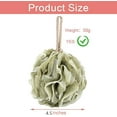 thumbnail image 2 of Loofah Sponge Pack of 4, Deep Cleansing Body Scrubber for Shower, Exfoliating Bath Sponge with Handle for Women and Men (001, 50g), 2 of 4