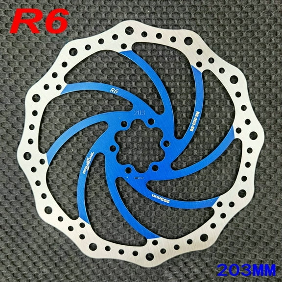 Bike Accessories Bike Rotor Mtb Bike Rotor Bicycle Floating Rotor 160/180/20M Disc Brake Rotor Blue 203