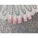 thumbnail image 4 of FloreceBien BABALAL 24 piezas de uñas postizas de ataúd mediano, uñas postizas de llama blanca y rosa, uñas postizas brillantes de bailarina para mujeres y niñas, 4 of 6