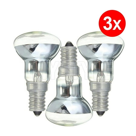 

Starynighty 3PCS Replacement Lava Lamp E14 R39 30W Spotlight Screw In Light Bulb Spot Light