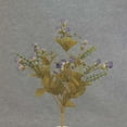 thumbnail image 4 of 1 Pc, 15.5 Inch Artificial Mini Dried Rose Bush w/9 Stems Great For Adding Color To Arrangement & Decor - Light Yellow, 4 of 5