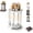 White, variant on 360° Rotating Stainless Steel Knife Holder & Organizer 2026 New Round Multi-Function Kitchen Countertop Storage with Removable Drip Tray & 6 Hooks Space Saving Cutlery Storage Rack (white)